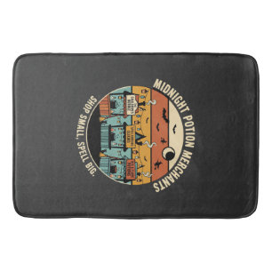 Halloween Coven Night Market Bath Mat
