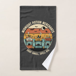 Halloween Coven Night Market Hand Towel