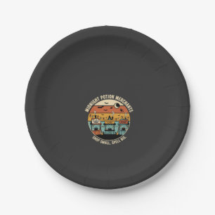 Halloween Coven Night Market Paper Plate