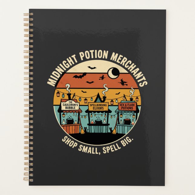 Halloween Coven Night Market Planner (Front)