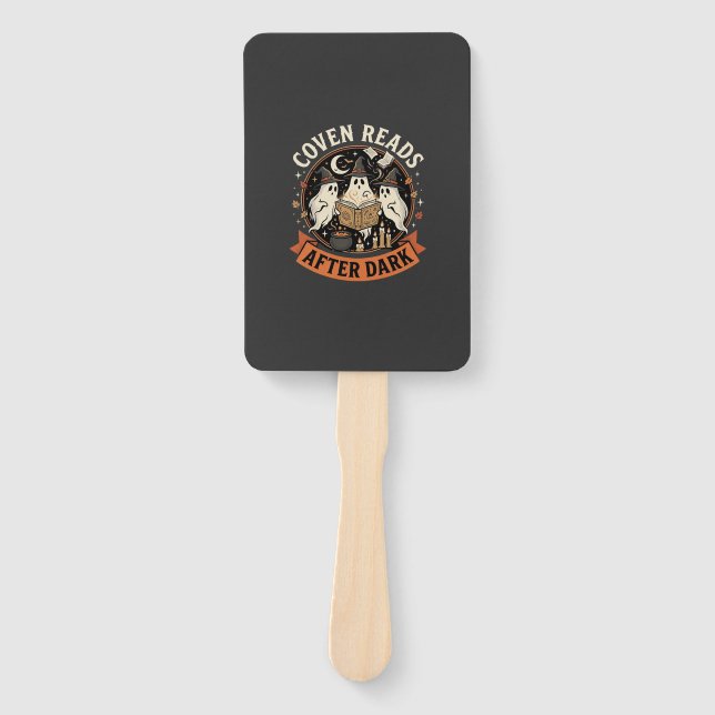 Halloween Coven Readers Night Hand Fan (Front)