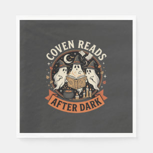 Halloween Coven Readers Night Napkin