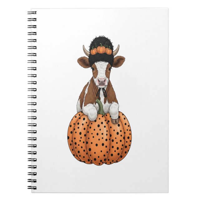 Halloween Cow 2 Notebook (Front)