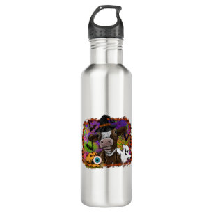 Halloween Cow 710 Ml Water Bottle