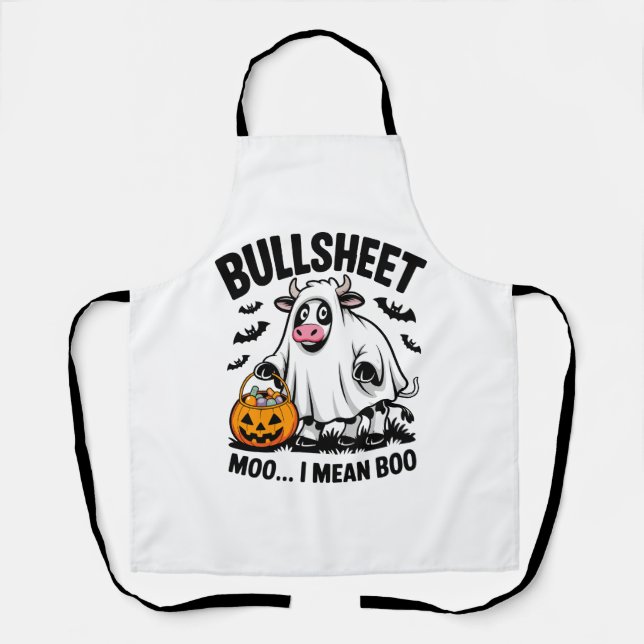 halloween cow apron (Front)