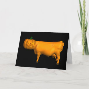 Halloween Cow Card