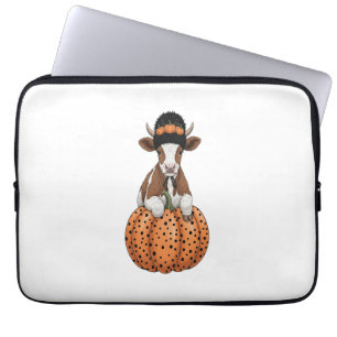 Halloween Cow Laptop Sleeve