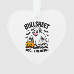 halloween cow ornament