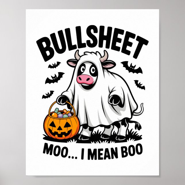 halloween cow poster (Front)
