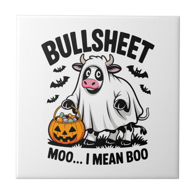 halloween cow tile (Front)