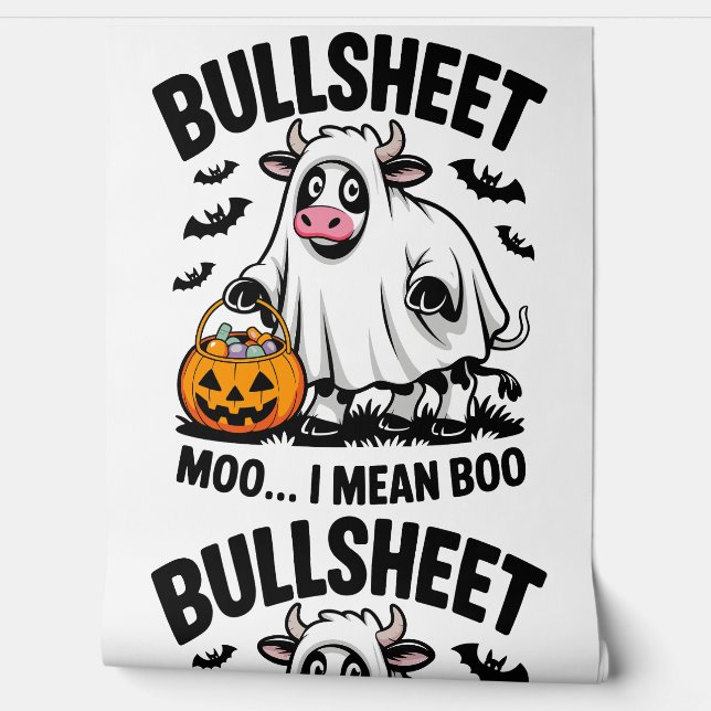 halloween cow wallpaper (Unrolling)