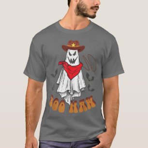 Halloween Cowboy Ghost Funny Western Ghost Spooky T-Shirt