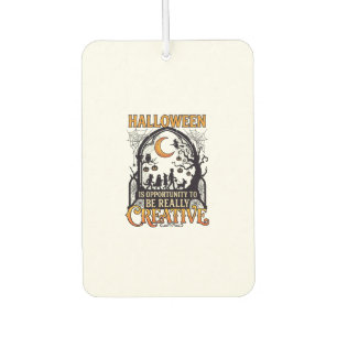 Halloween Creative Kids Silhouette Crescent Moon W Car Air Freshener