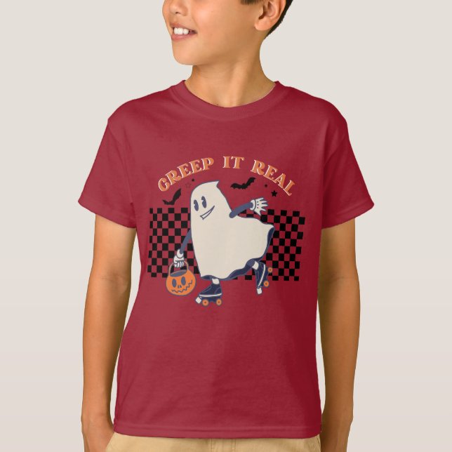 Halloween Creep it real T-Shirt (Front)