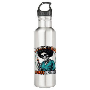 Halloween Creepin It Real! Nurse Edition Classic T 710 Ml Water Bottle