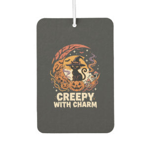 Halloween Creepy Charm Cat Car Air Freshener