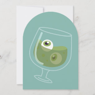 halloween creepy cocktail eyeballs spooky eyes invitation