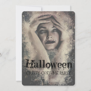 Halloween Creepy Costume Party Invitation