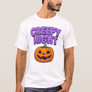 Halloween Creepy Night Clothes Cute Unisex  T-Shirt