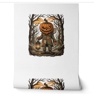 Halloween Creepy Pumpkin Scarecrow Lantern Owl Hau Wallpaper