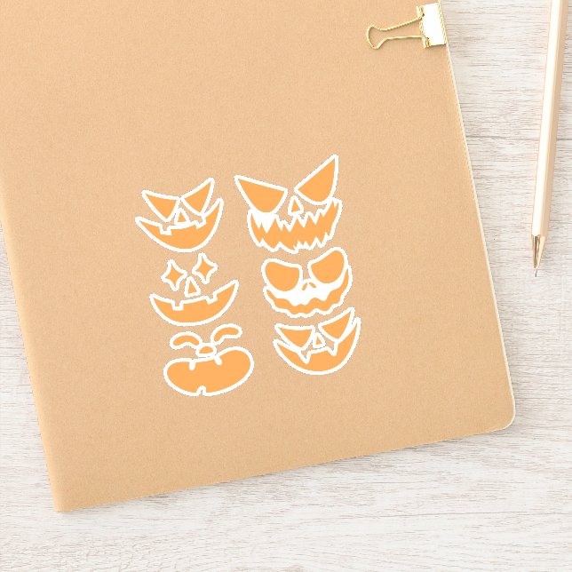 Halloween Creepy Scary Ghostly Evil Spooky Face (Notebook)