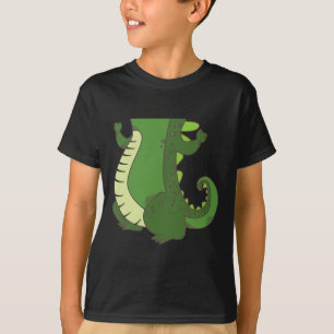 Halloween Crocodile Costume Cool Croc Body Lazy Gi T-Shirt