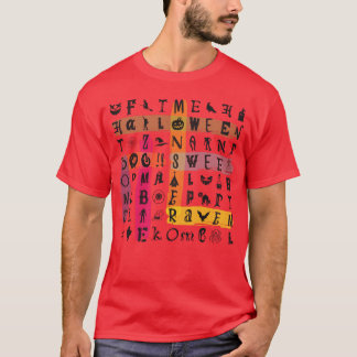 Halloween Crossword Puzzle family T-Shirt