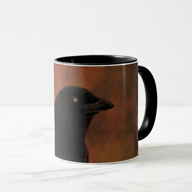 Halloween Crow Colours Mug (Front Right)