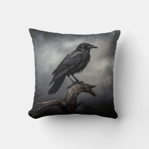 Halloween Crow Cushion