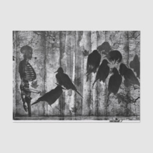 HALLOWEEN CROW Tissue Paper