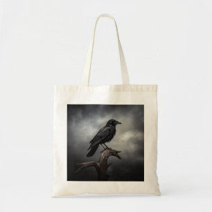 Halloween Crow Tote Bag