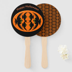 Halloween Crows Custom Hand Fan