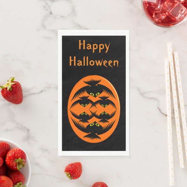 Halloween Crows Custom Napkin (Insitu)