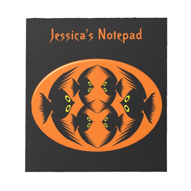 Halloween Crows Customisable Notepad (Front)