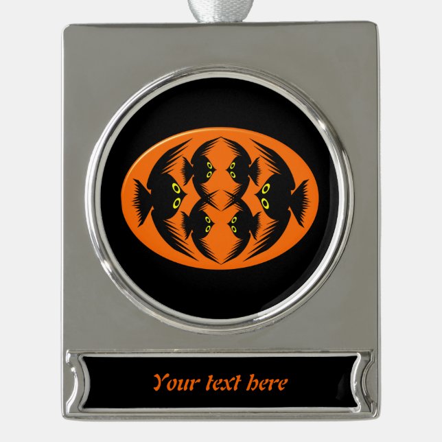 Halloween Crows Customisable Ornament (Front)