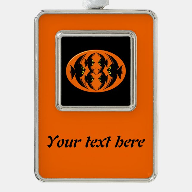 Halloween Crows Customisable Ornament (Front)