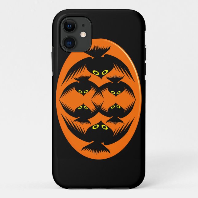 Halloween Crows iPhone Case (Back)