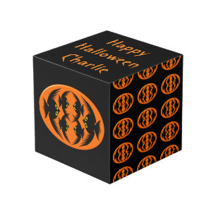 Halloween Crows Personalised Cube