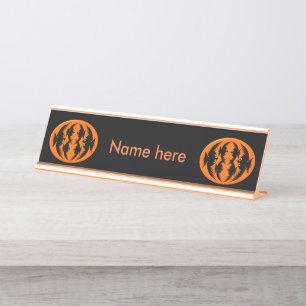 Halloween Crows Personalised Desk Sign