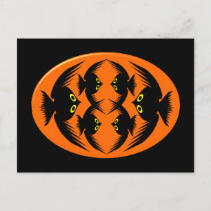 Halloween Crows Postcard