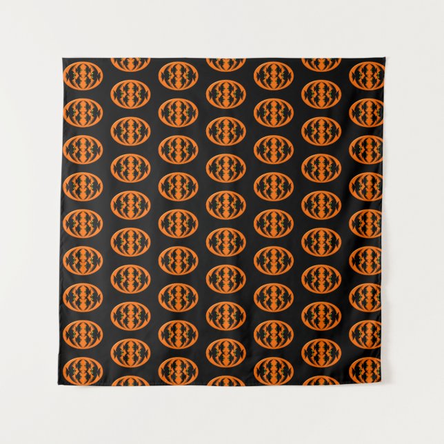 Halloween Crows Tapestry (Front (Horizontal))