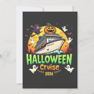 Halloween Cruise 2024 Spooky Cruisng Familly Trip Invitation