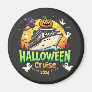 Halloween Cruise 2024 Spooky Cruisng Familly Trip Magnet