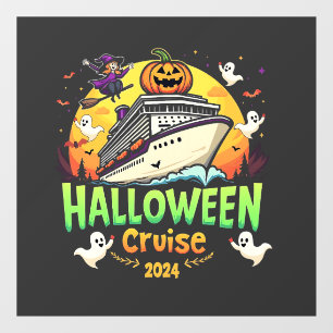 Halloween Cruise 2024 Spooky Cruisng Familly Trip Window Cling