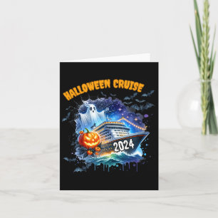 Halloween Cruise Ghost 2024 Matching Family Boo Cr Card