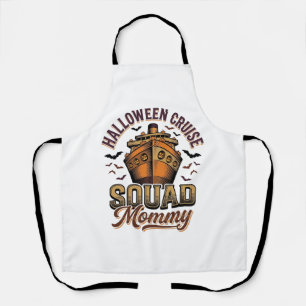 Halloween Cruise Mummy Vintage Ship Squad Design_1 Apron