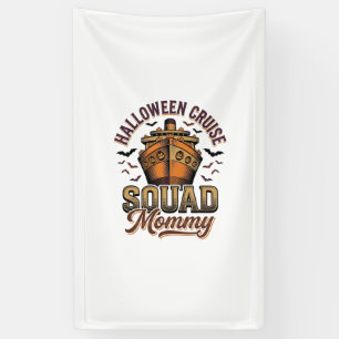 Halloween Cruise Mummy Vintage Ship Squad Design_1 Banner
