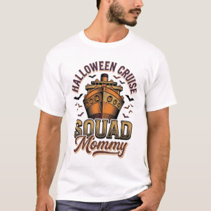 Halloween Cruise Mummy Vintage Ship Squad Design_1 T-Shirt