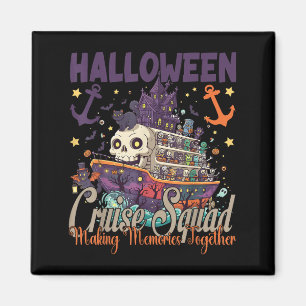 Halloween Cruise Squad 2025 Halloween Trip Family  Magnet
