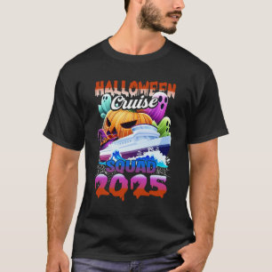 Halloween Cruise Squad 2025 Matching Cruising Crew T-Shirt